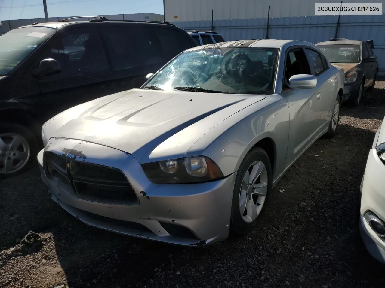 2012 Dodge Charger Se VIN: 2C3CDXBG2CH214626 Lot: 81846733