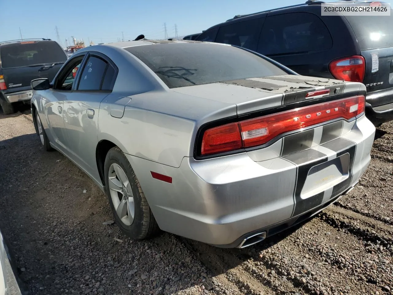 2012 Dodge Charger Se VIN: 2C3CDXBG2CH214626 Lot: 81846733