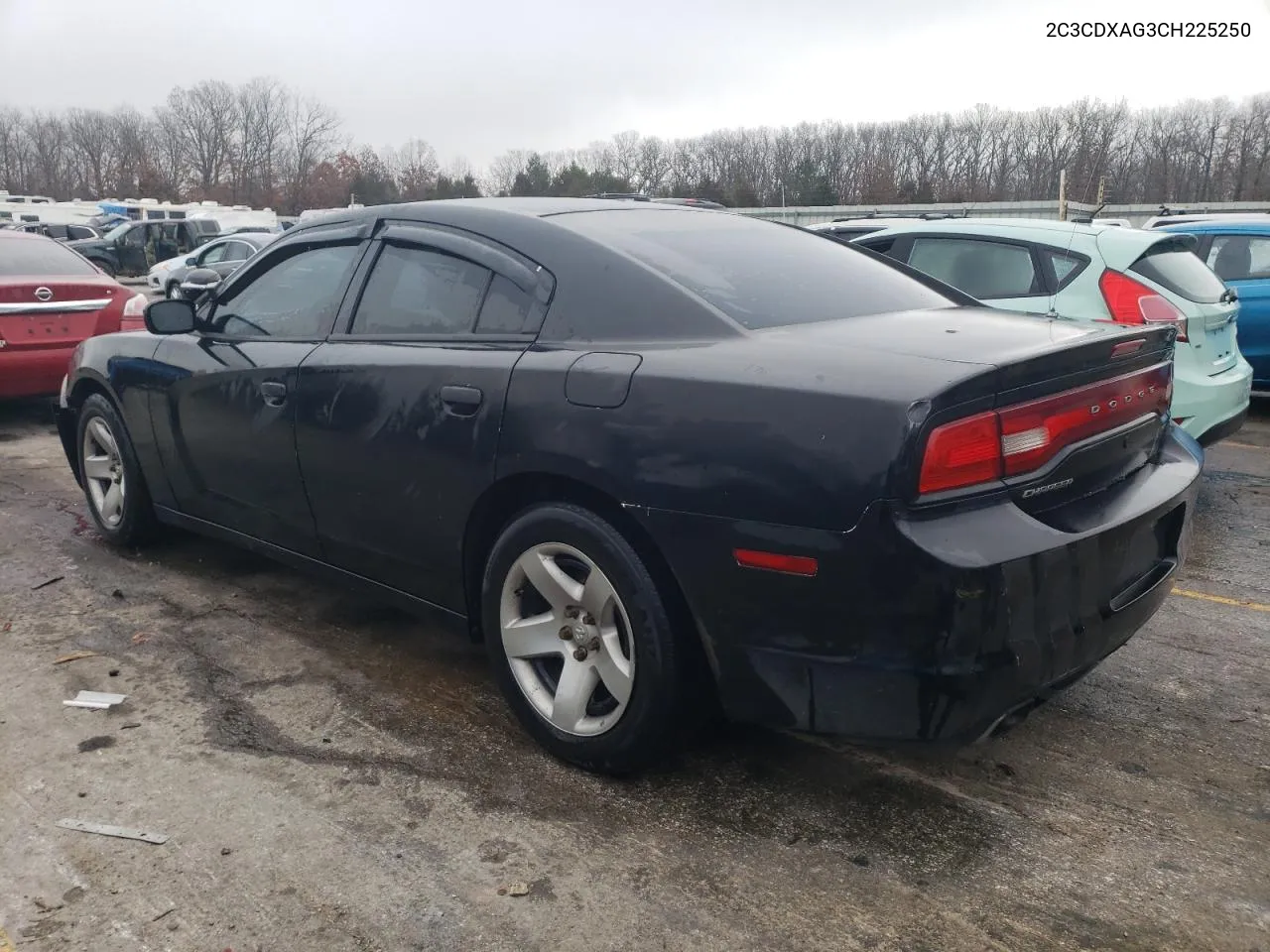 2012 Dodge Charger Police VIN: 2C3CDXAG3CH225250 Lot: 82443223