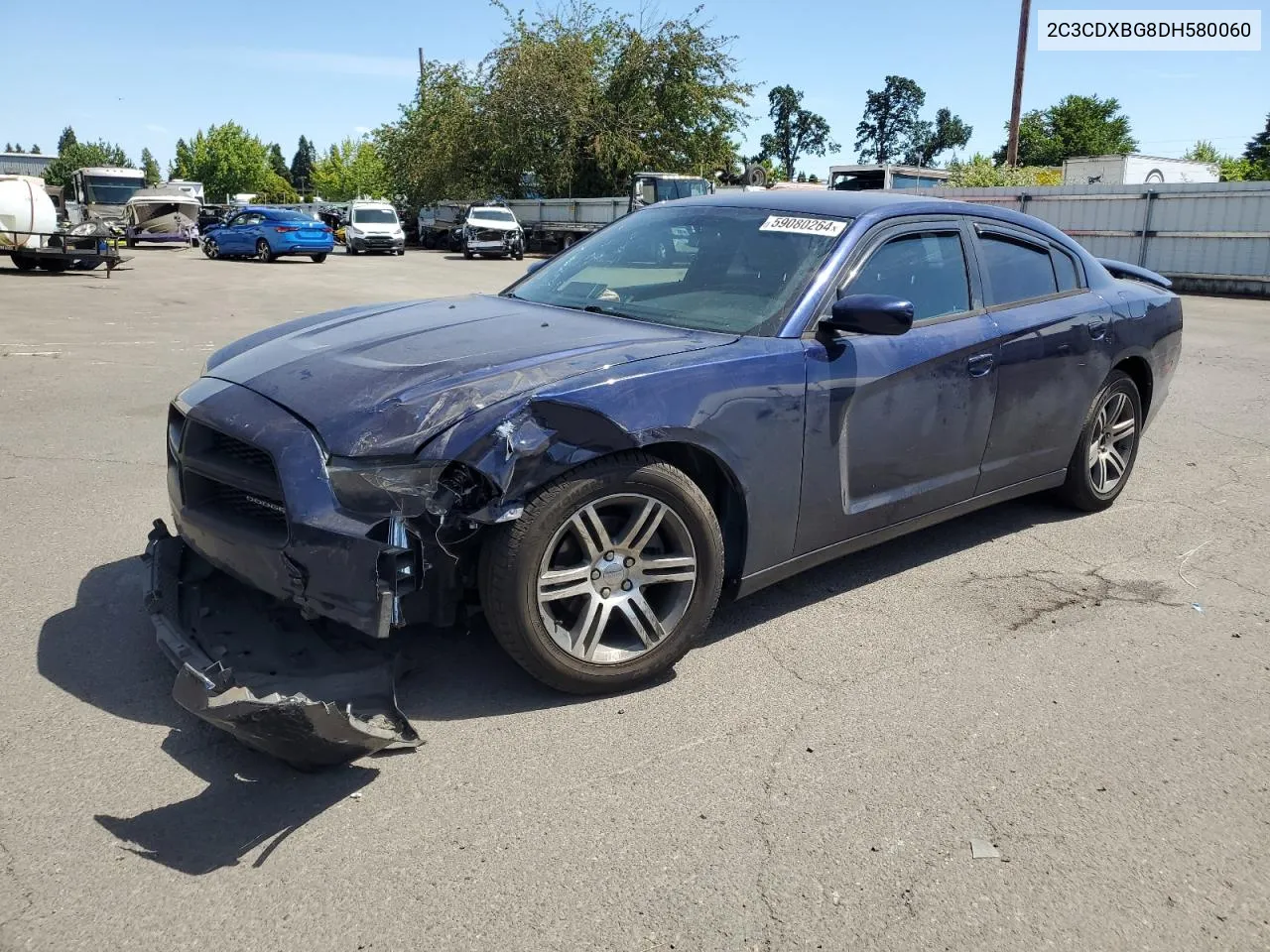 2013 Dodge Charger Se VIN: 2C3CDXBG8DH580060 Lot: 59080264