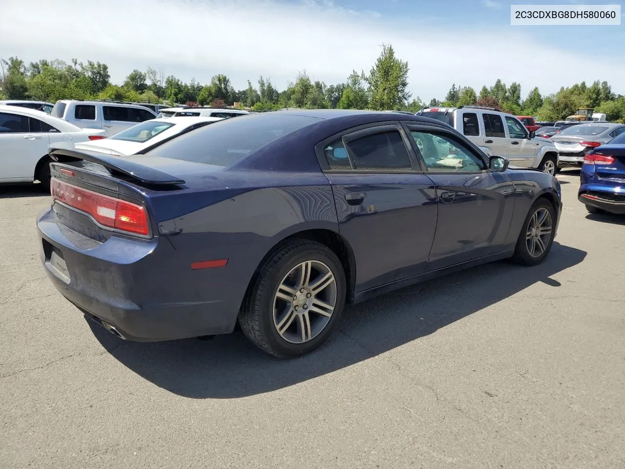 2013 Dodge Charger Se VIN: 2C3CDXBG8DH580060 Lot: 59080264