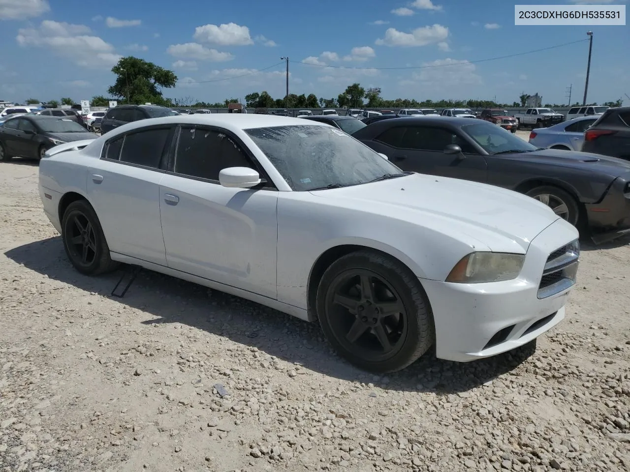 2C3CDXHG6DH535531 2013 Dodge Charger Sxt