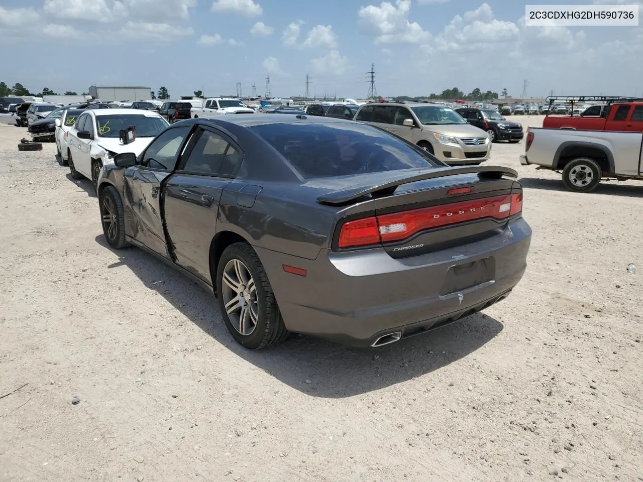 2C3CDXHG2DH590736 2013 Dodge Charger Sxt