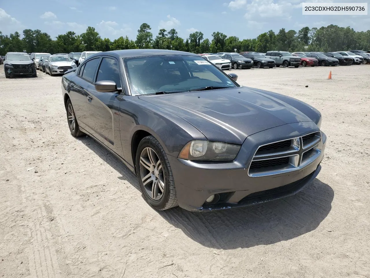 2013 Dodge Charger Sxt VIN: 2C3CDXHG2DH590736 Lot: 61488194