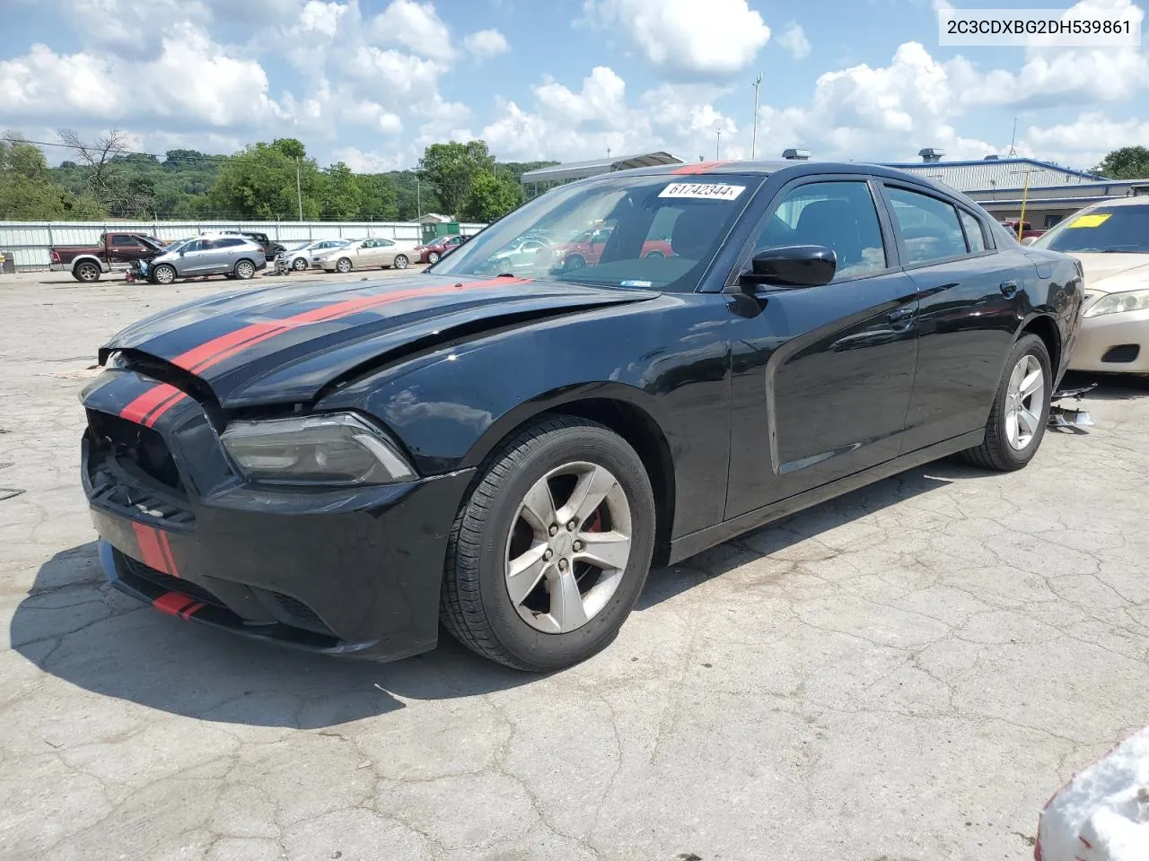 2013 Dodge Charger Se VIN: 2C3CDXBG2DH539861 Lot: 61742344