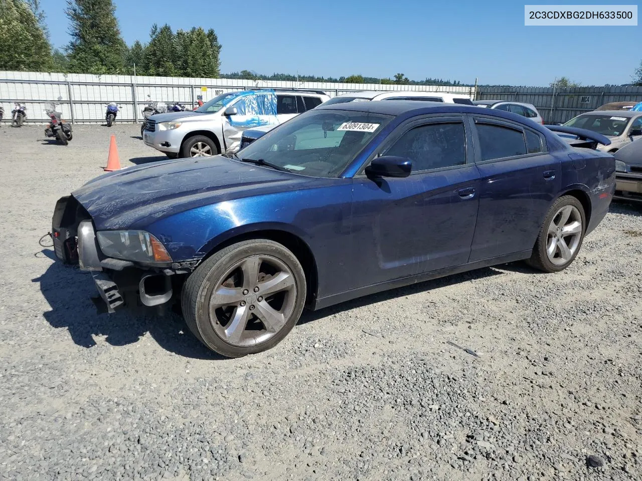 2013 Dodge Charger Se VIN: 2C3CDXBG2DH633500 Lot: 63091304