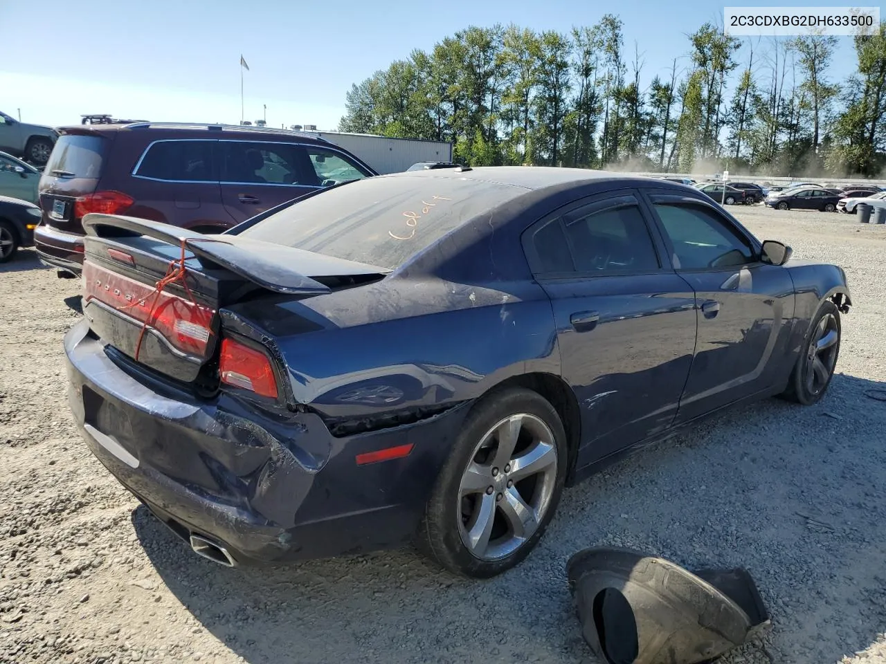 2013 Dodge Charger Se VIN: 2C3CDXBG2DH633500 Lot: 63091304