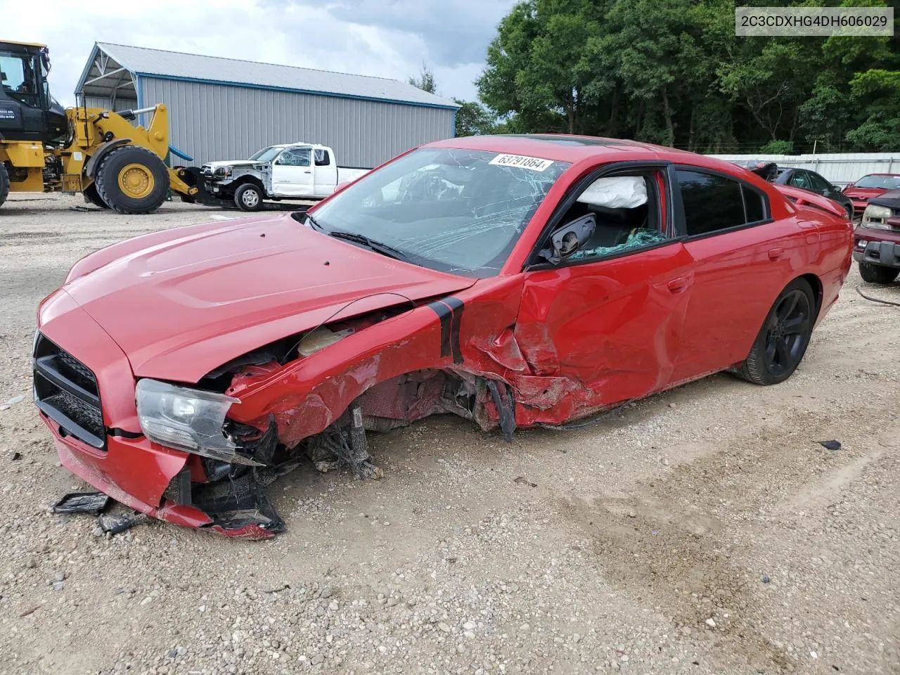 2013 Dodge Charger Sxt VIN: 2C3CDXHG4DH606029 Lot: 63791864