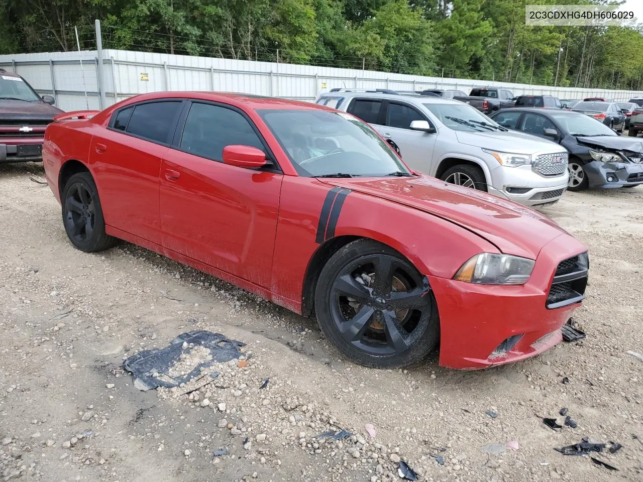 2013 Dodge Charger Sxt VIN: 2C3CDXHG4DH606029 Lot: 63791864