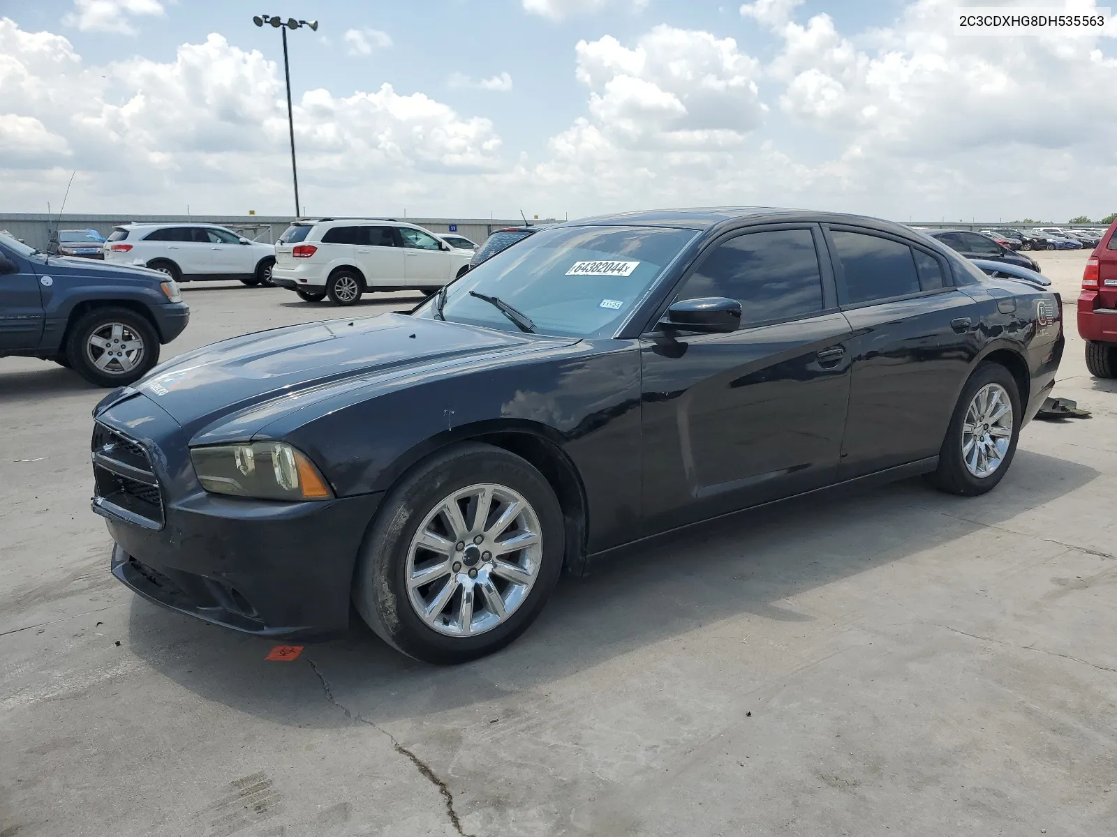 2013 Dodge Charger Sxt VIN: 2C3CDXHG8DH535563 Lot: 64382044