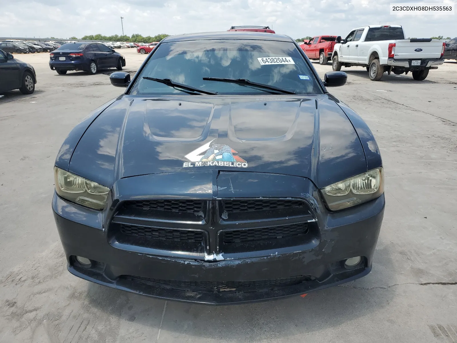 2013 Dodge Charger Sxt VIN: 2C3CDXHG8DH535563 Lot: 64382044