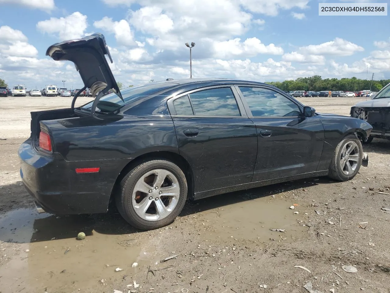 2013 Dodge Charger Sxt VIN: 2C3CDXHG4DH552568 Lot: 66600734