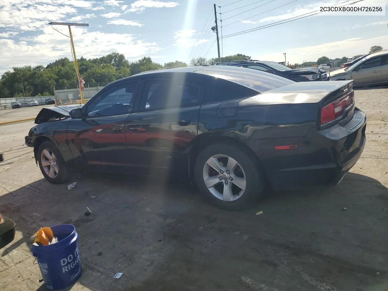 2013 Dodge Charger Se VIN: 2C3CDXBG0DH726256 Lot: 68523964