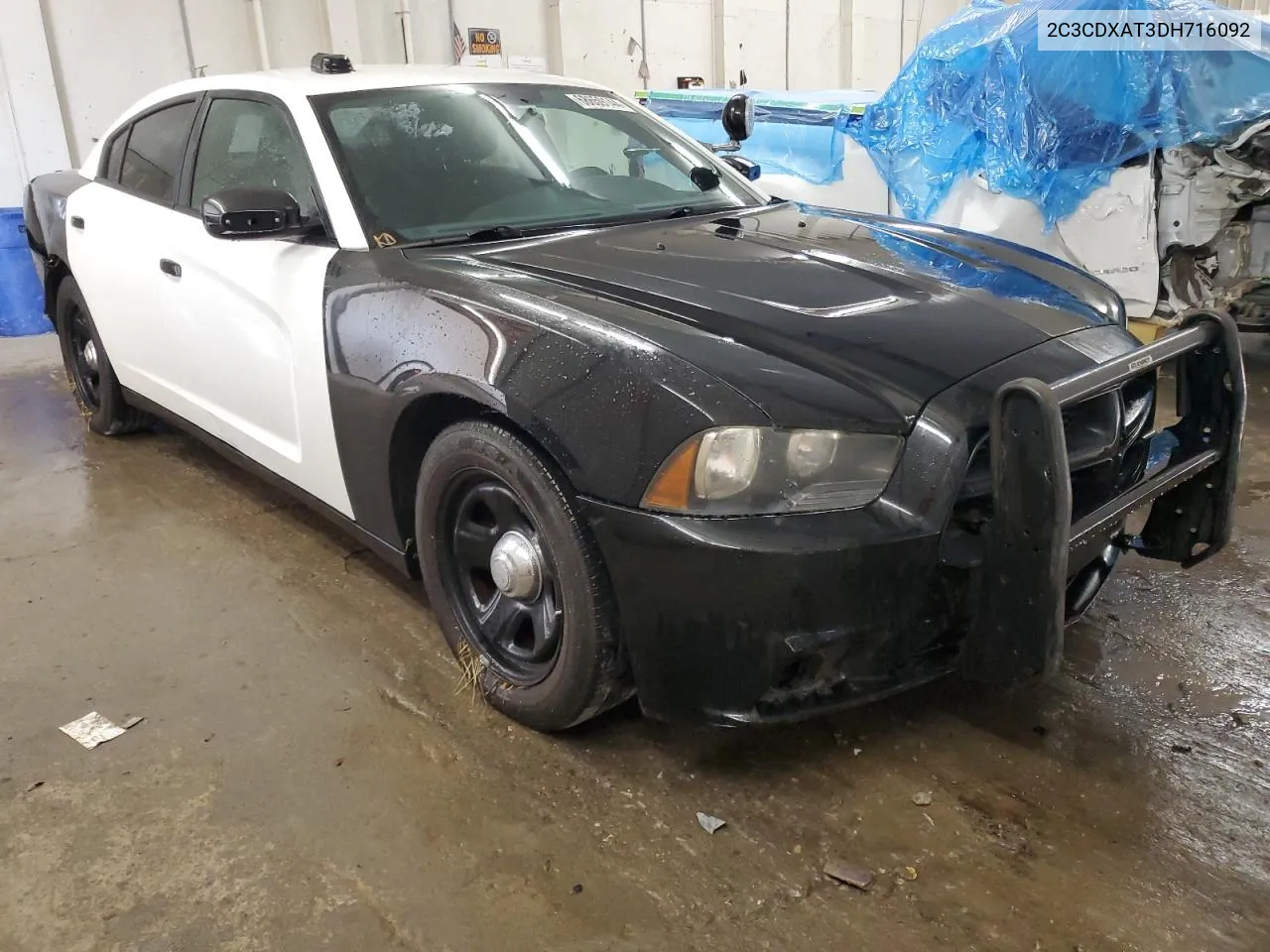 2C3CDXAT3DH716092 2013 Dodge Charger Police