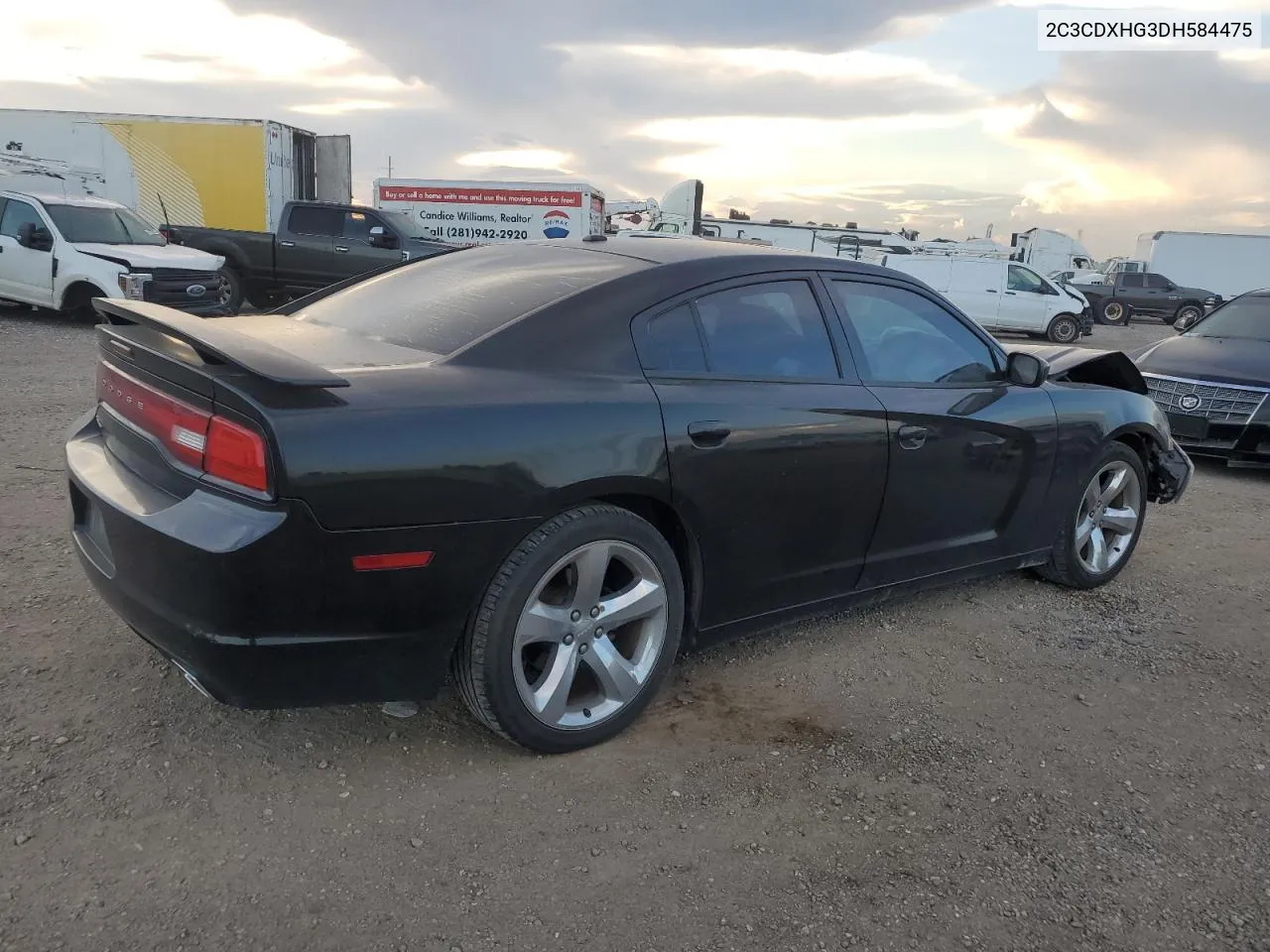 2C3CDXHG3DH584475 2013 Dodge Charger Sxt