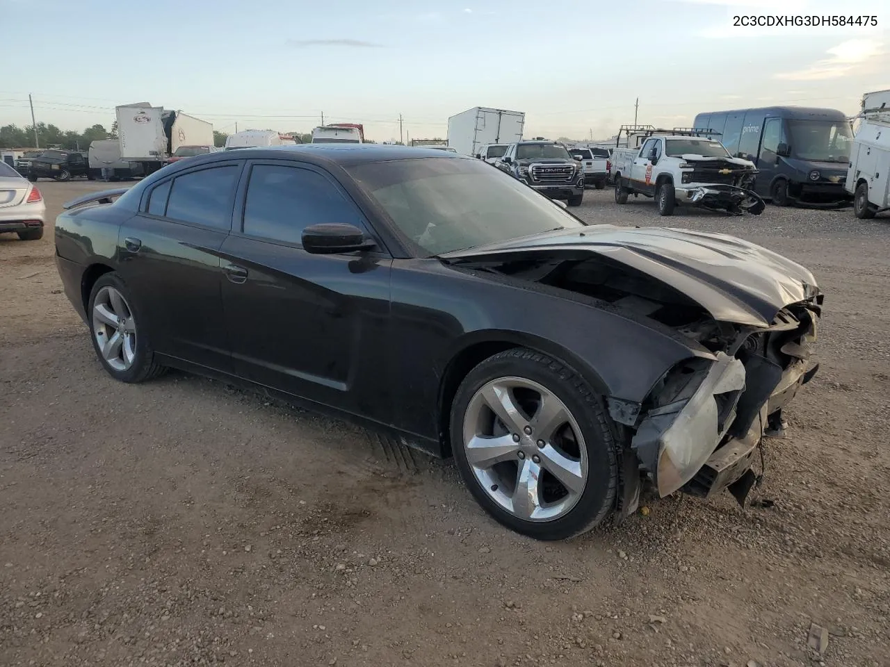 2013 Dodge Charger Sxt VIN: 2C3CDXHG3DH584475 Lot: 68676524