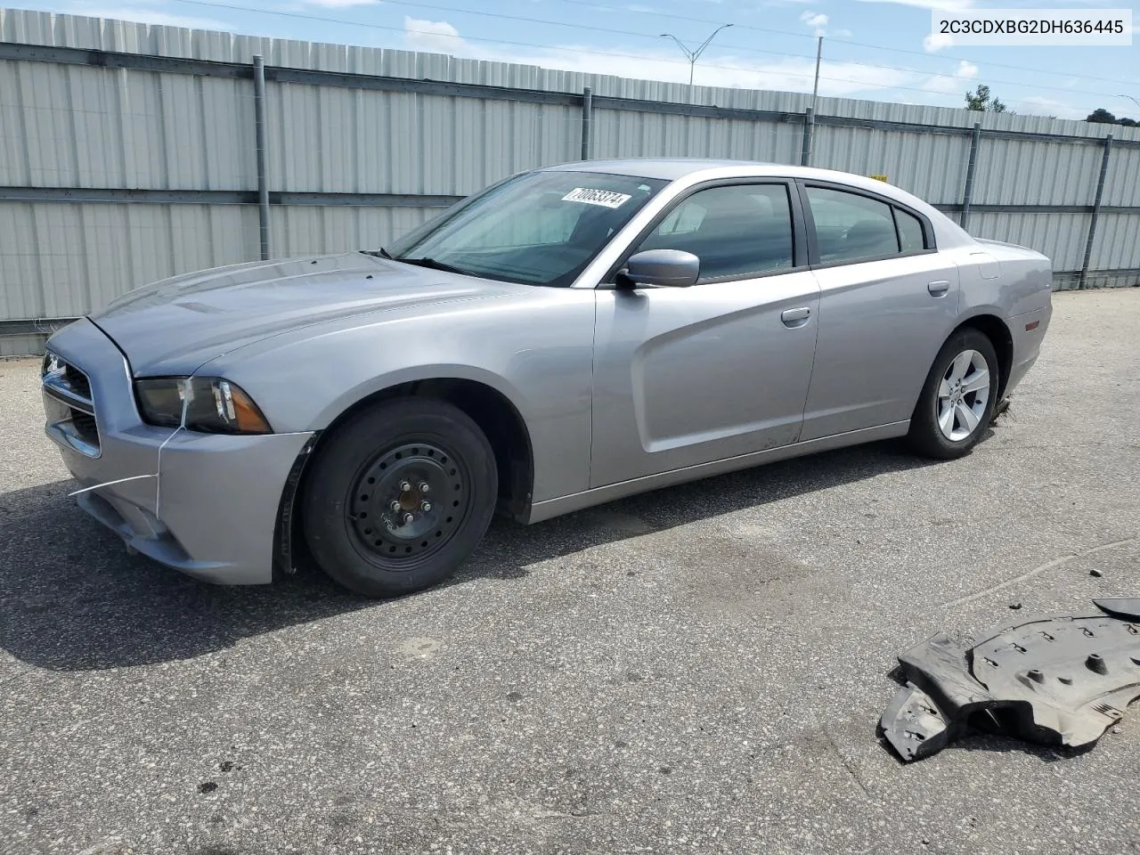 2013 Dodge Charger Se VIN: 2C3CDXBG2DH636445 Lot: 70063374