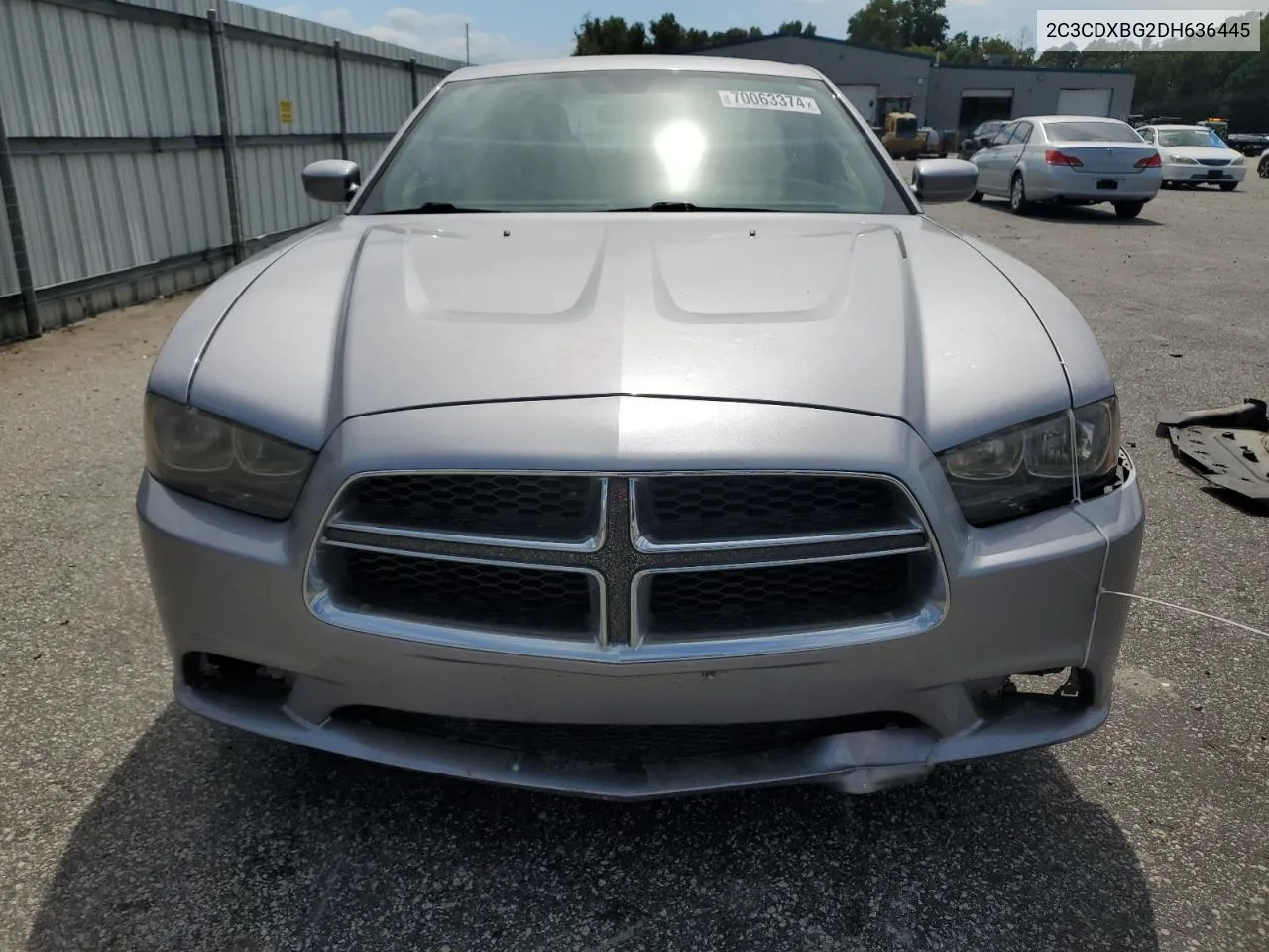 2013 Dodge Charger Se VIN: 2C3CDXBG2DH636445 Lot: 70063374