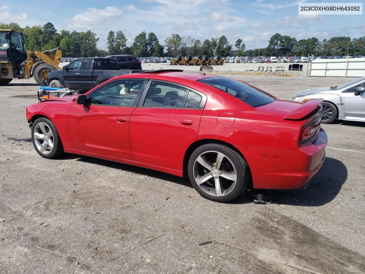 2C3CDXHG8DH643052 2013 Dodge Charger Sxt