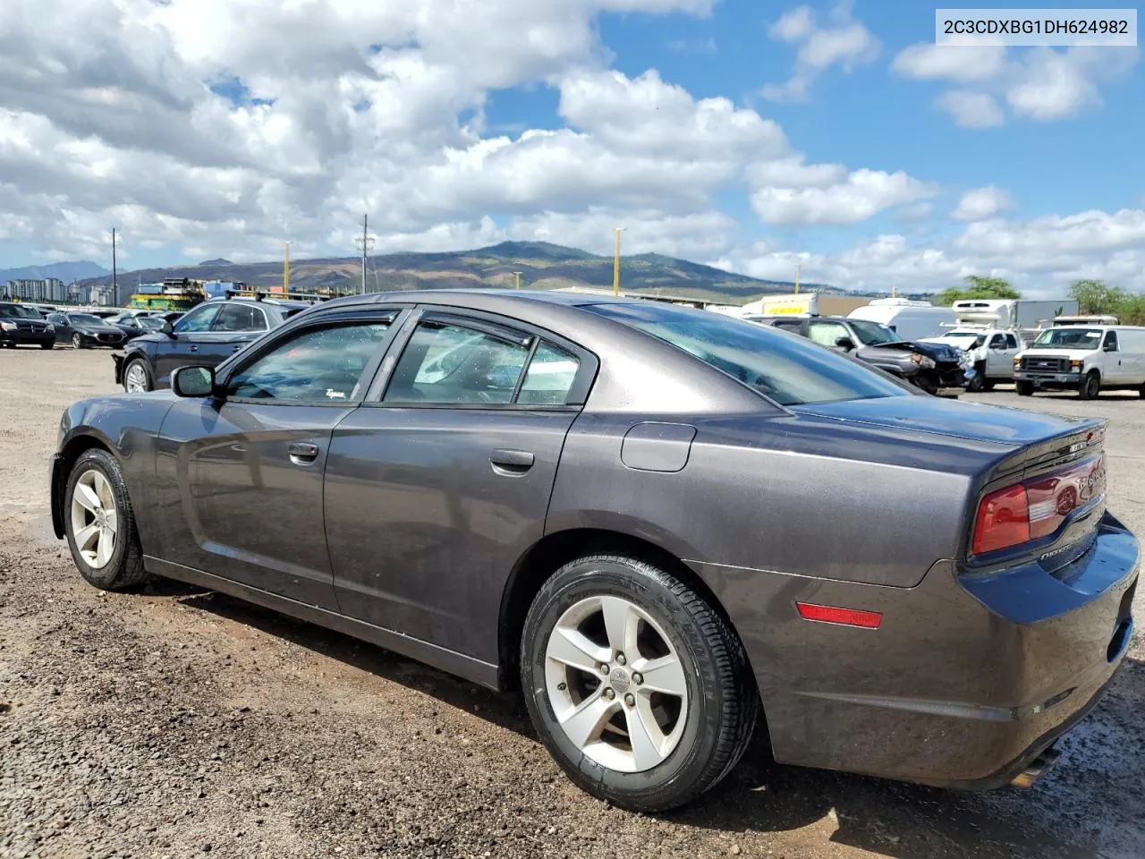 2013 Dodge Charger Se VIN: 2C3CDXBG1DH624982 Lot: 70310704