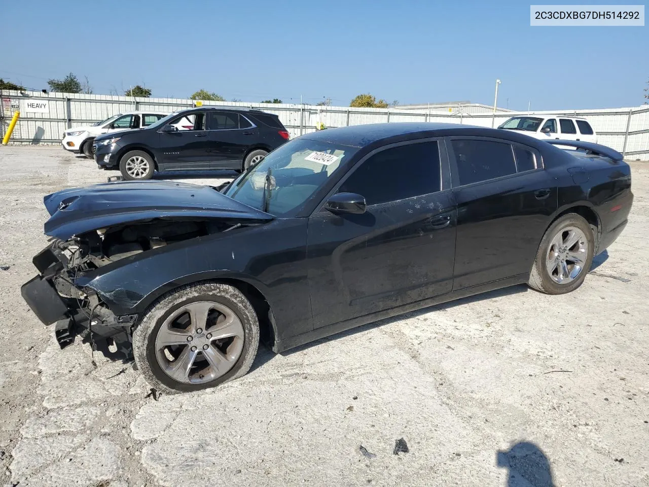 2013 Dodge Charger Se VIN: 2C3CDXBG7DH514292 Lot: 71020424