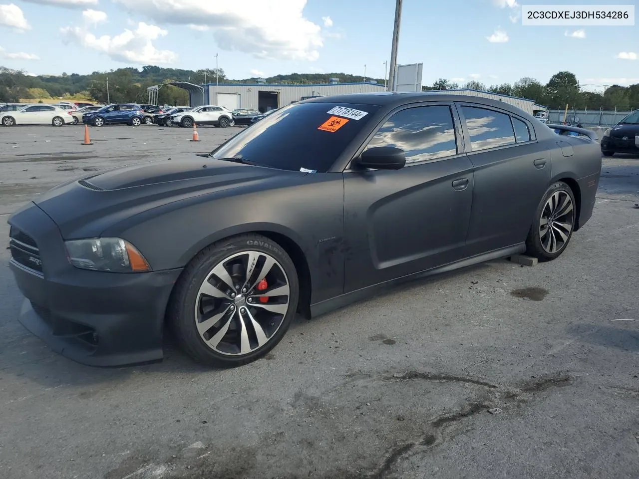 2013 Dodge Charger Srt-8 VIN: 2C3CDXEJ3DH534286 Lot: 71718144