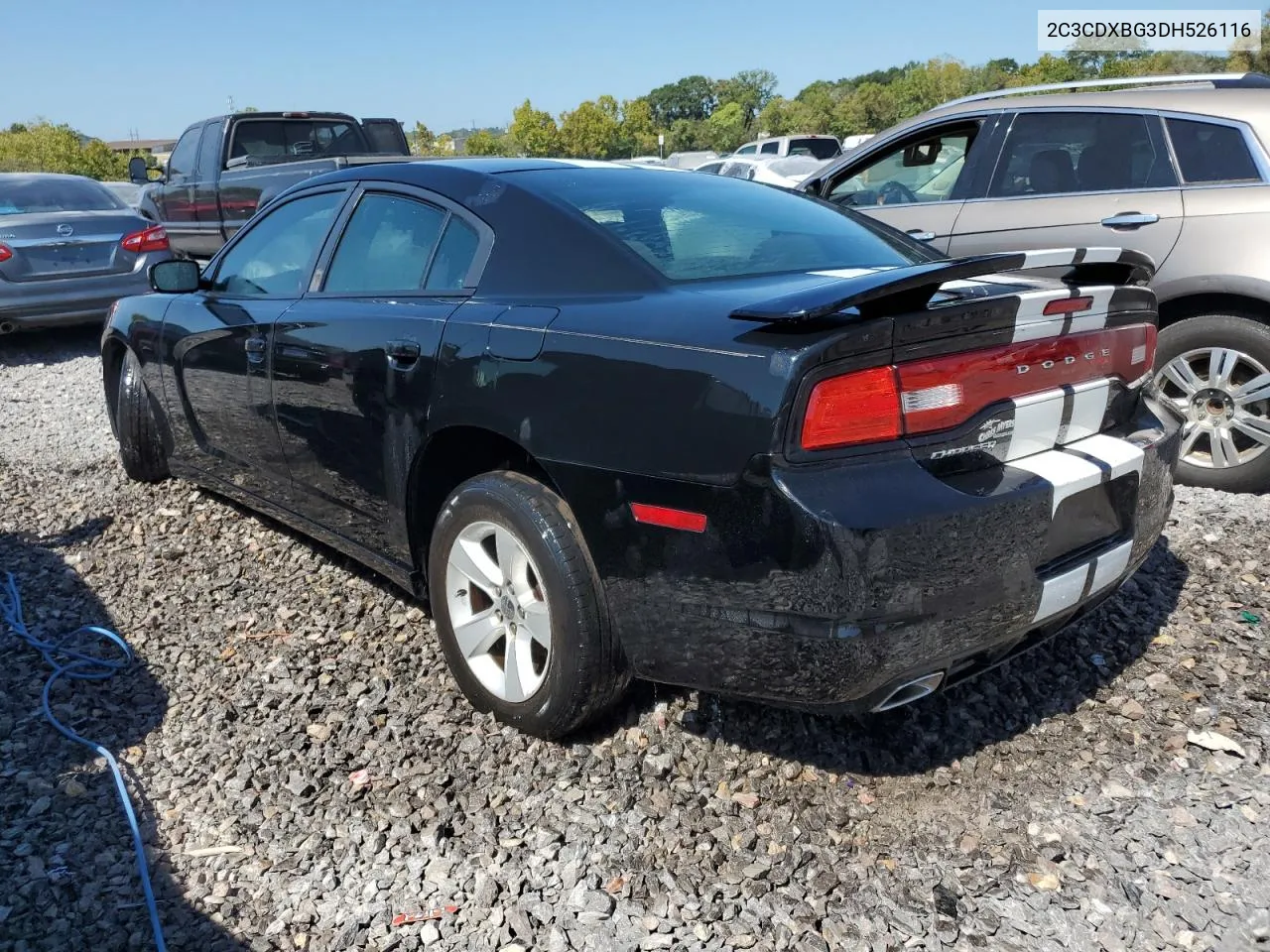 2013 Dodge Charger Se VIN: 2C3CDXBG3DH526116 Lot: 71721944