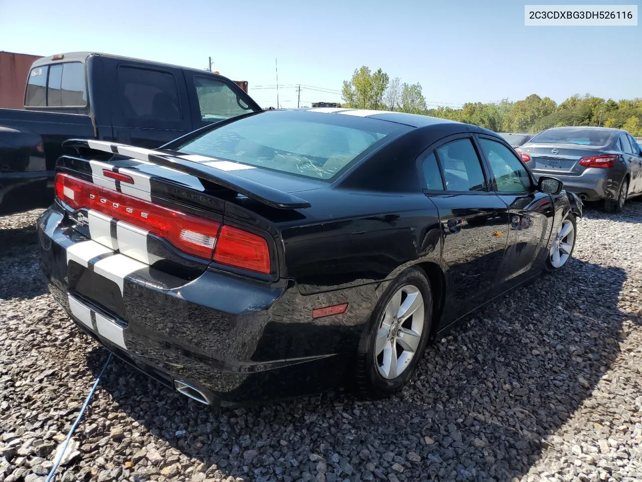 2013 Dodge Charger Se VIN: 2C3CDXBG3DH526116 Lot: 71721944