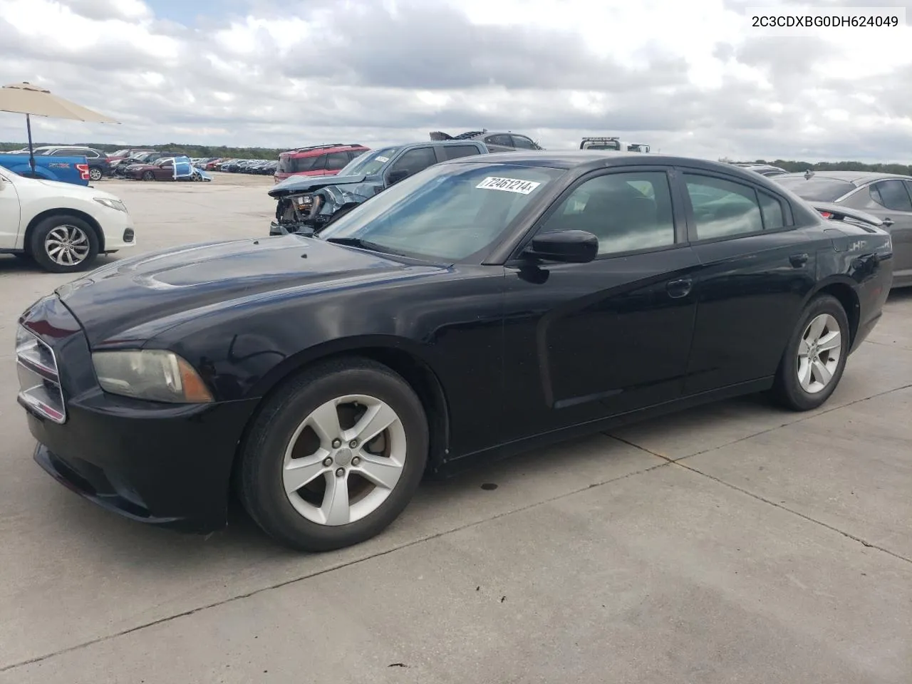 2013 Dodge Charger Se VIN: 2C3CDXBG0DH624049 Lot: 72461214