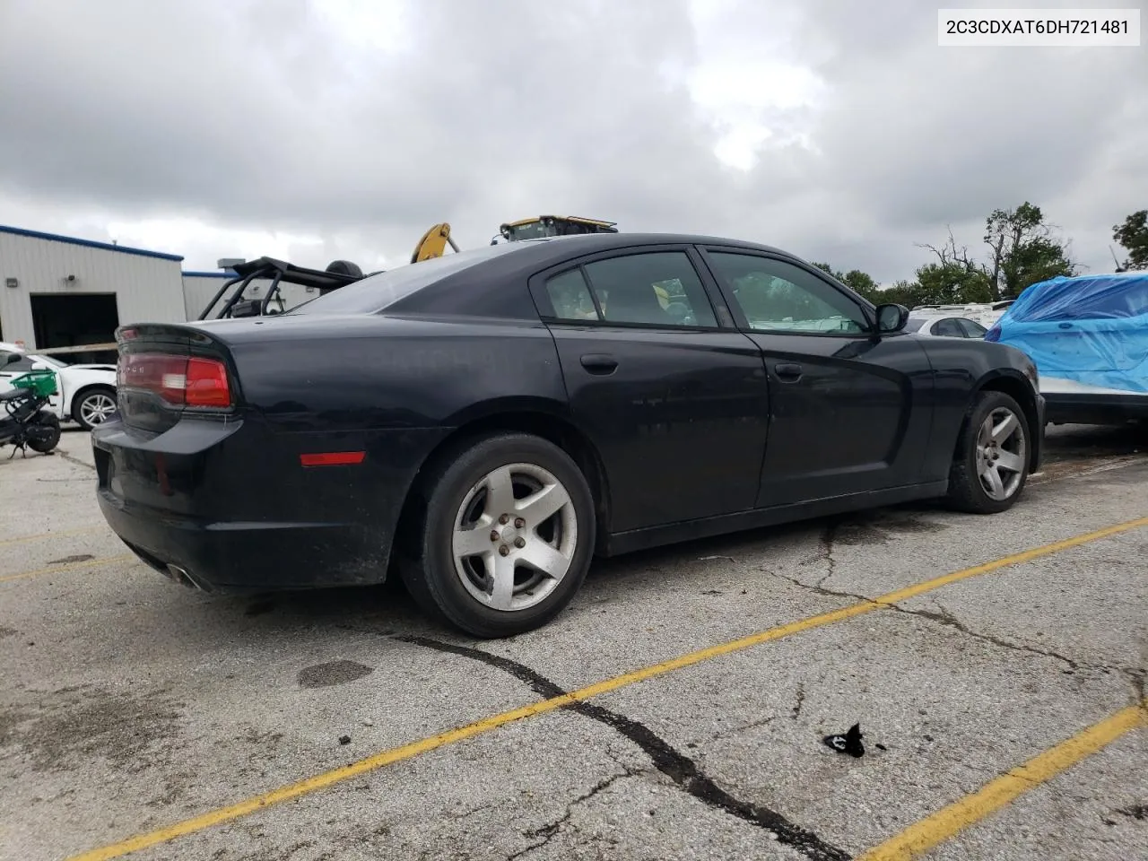 2013 Dodge Charger Police VIN: 2C3CDXAT6DH721481 Lot: 72764304