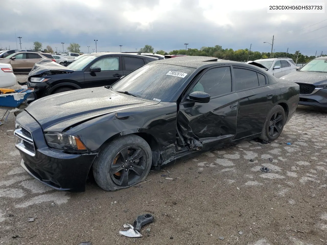 2013 Dodge Charger Sxt VIN: 2C3CDXHG6DH537733 Lot: 73052614