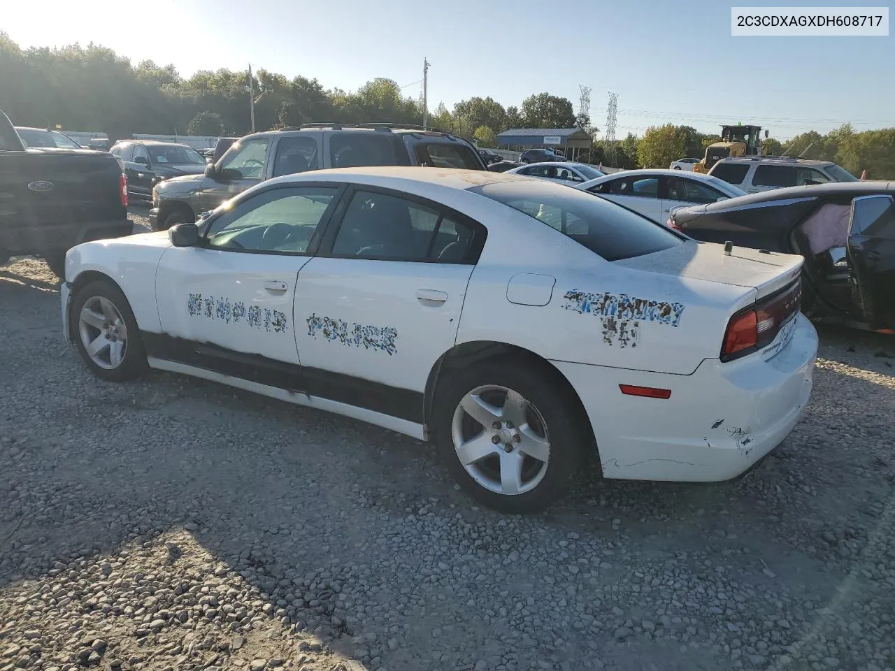 2013 Dodge Charger Police VIN: 2C3CDXAGXDH608717 Lot: 73318494