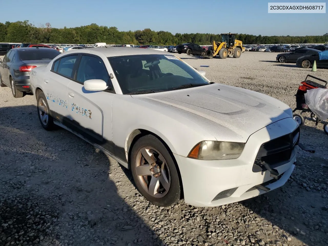 2013 Dodge Charger Police VIN: 2C3CDXAGXDH608717 Lot: 73318494