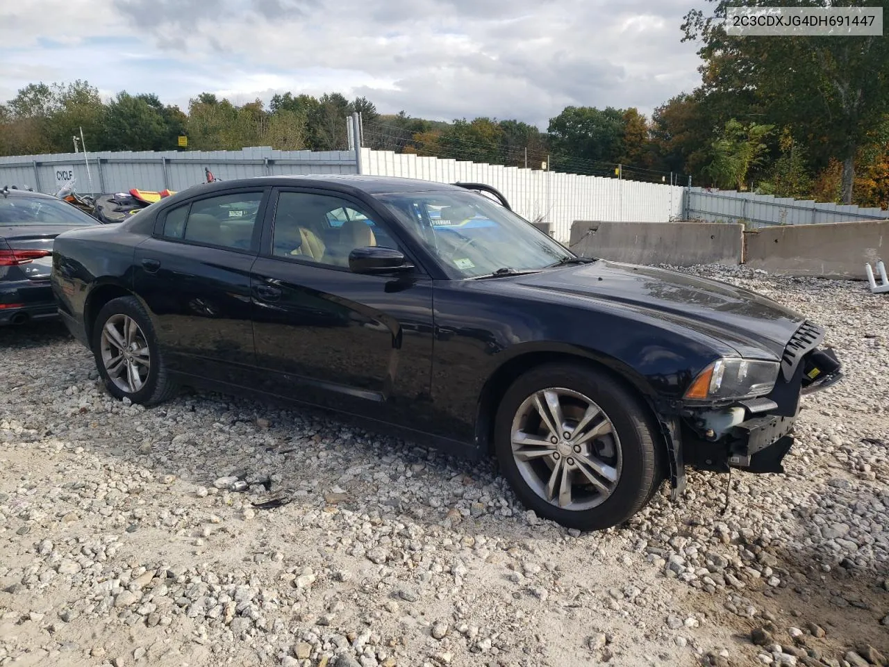 2013 Dodge Charger Sxt VIN: 2C3CDXJG4DH691447 Lot: 73487214