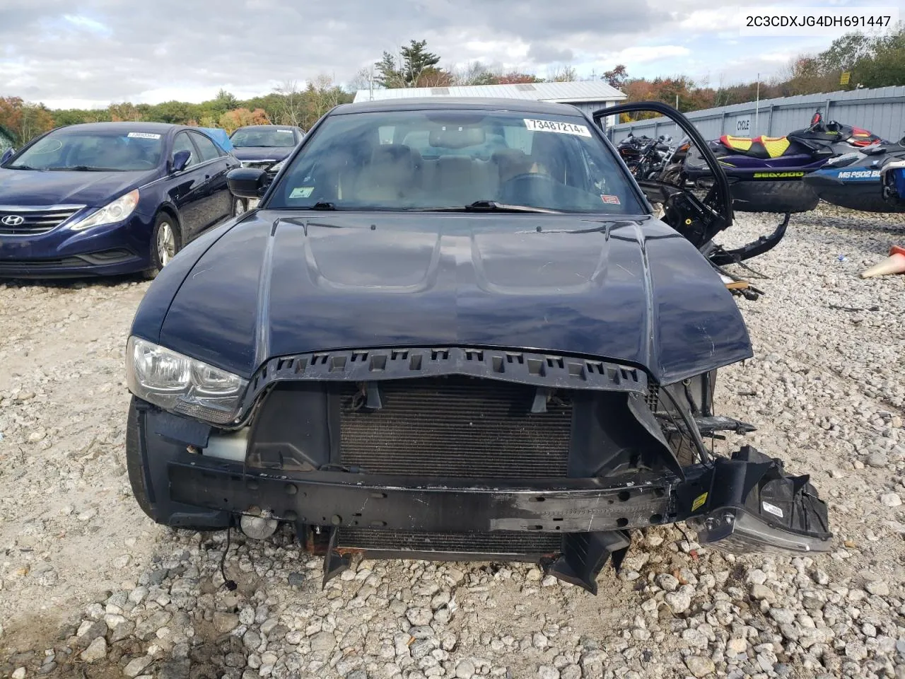 2013 Dodge Charger Sxt VIN: 2C3CDXJG4DH691447 Lot: 73487214