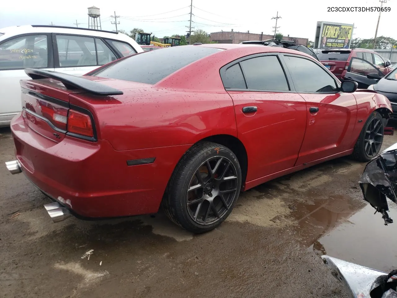 2C3CDXCT3DH570659 2013 Dodge Charger R/T