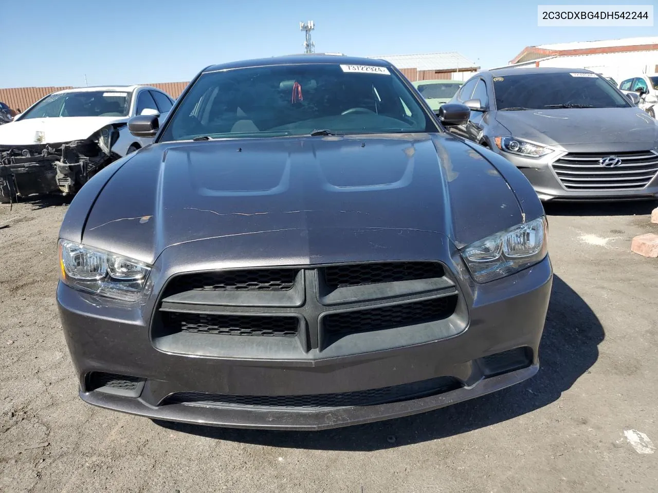 2013 Dodge Charger Se VIN: 2C3CDXBG4DH542244 Lot: 73722924