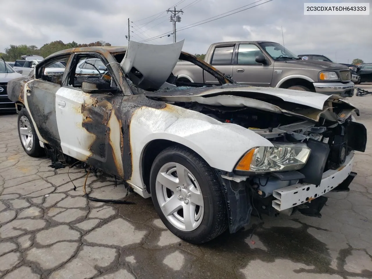 2013 Dodge Charger Police VIN: 2C3CDXAT6DH643333 Lot: 73727394