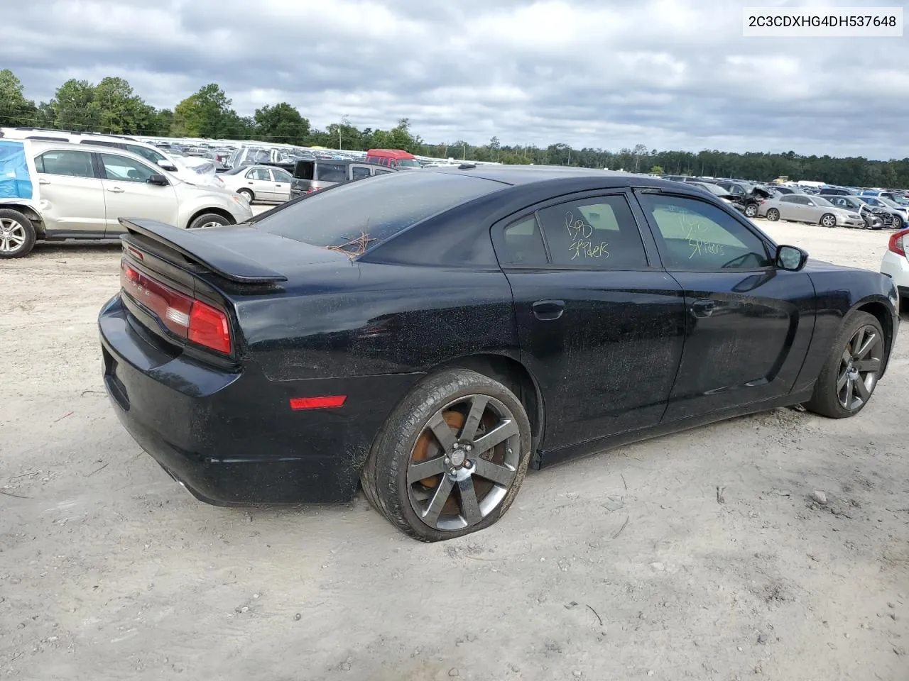 2013 Dodge Charger Sxt VIN: 2C3CDXHG4DH537648 Lot: 74463904