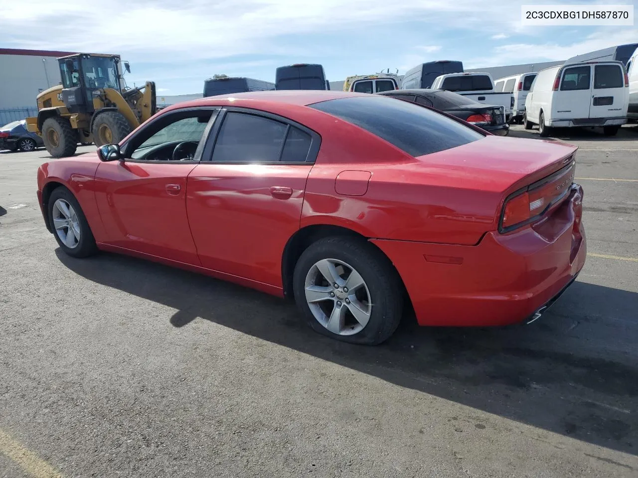 2013 Dodge Charger Se VIN: 2C3CDXBG1DH587870 Lot: 75023124