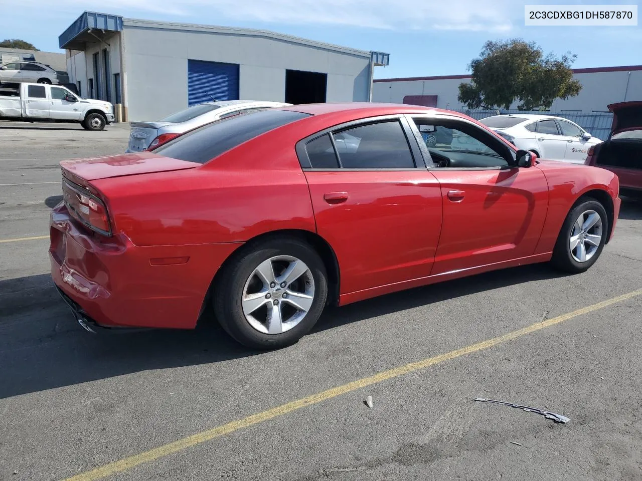 2013 Dodge Charger Se VIN: 2C3CDXBG1DH587870 Lot: 75023124