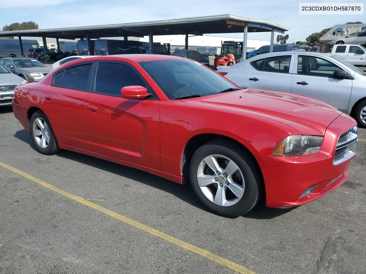 2013 Dodge Charger Se VIN: 2C3CDXBG1DH587870 Lot: 75023124