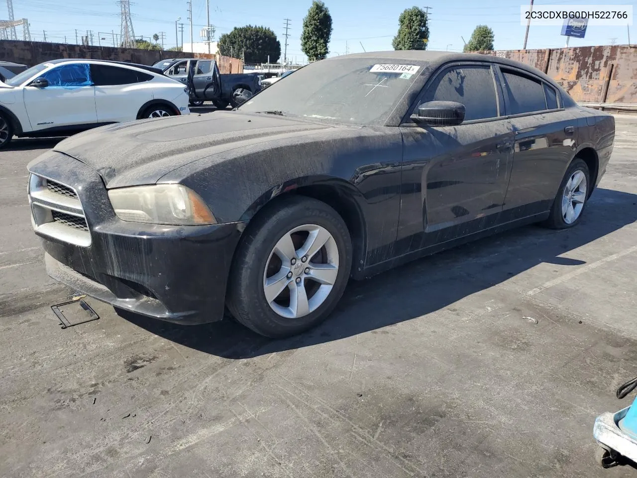 2013 Dodge Charger Se VIN: 2C3CDXBG0DH522766 Lot: 75680164