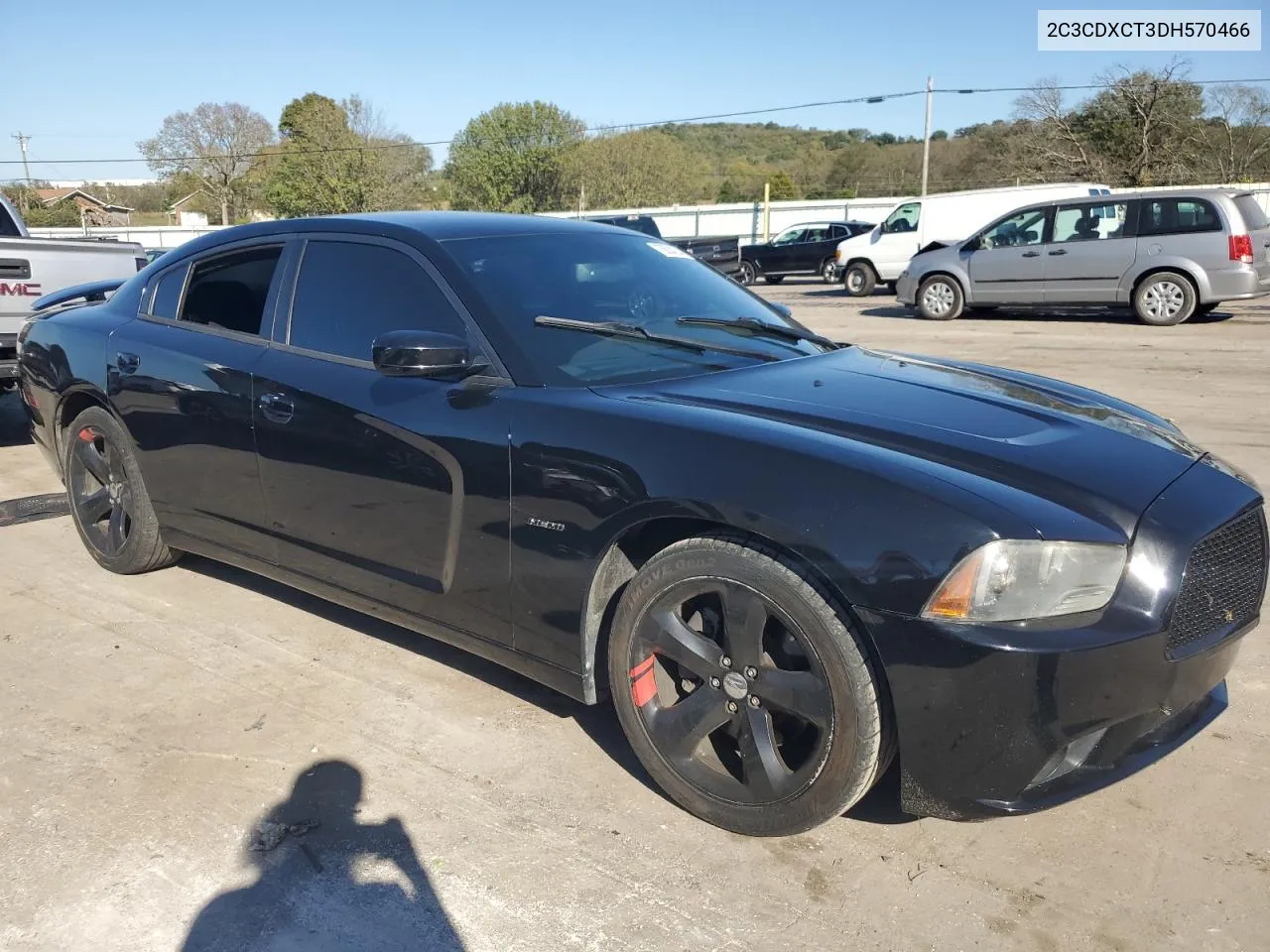 2013 Dodge Charger R/T VIN: 2C3CDXCT3DH570466 Lot: 75834234