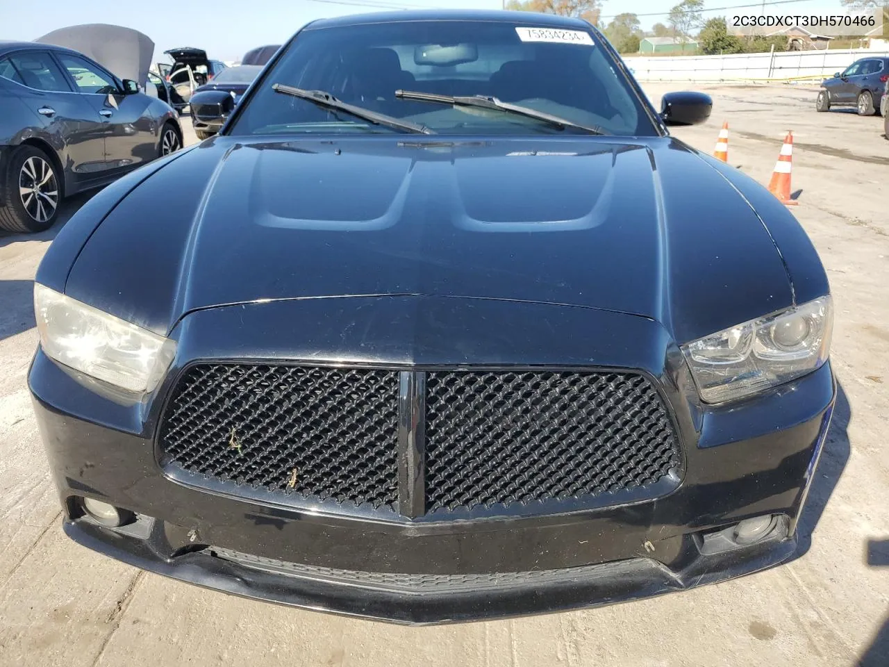 2013 Dodge Charger R/T VIN: 2C3CDXCT3DH570466 Lot: 75834234