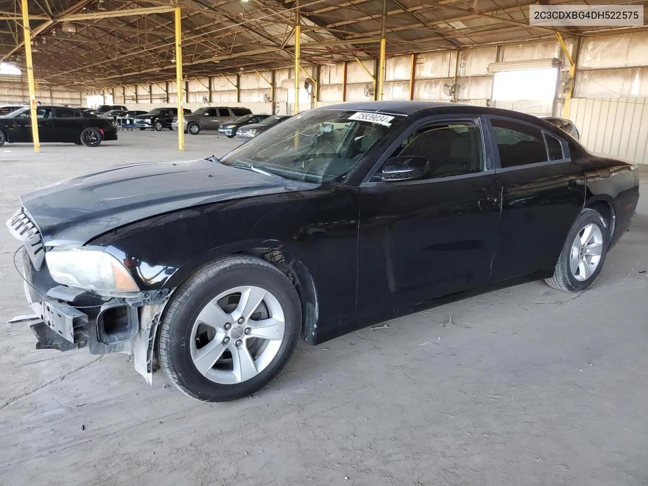 2013 Dodge Charger Se VIN: 2C3CDXBG4DH522575 Lot: 75839034