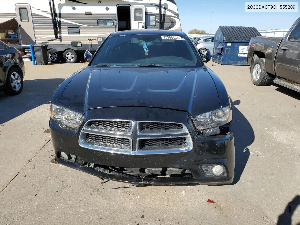 2013 Dodge Charger R/T VIN: 2C3CDXCT9DH555289 Lot: 75908494