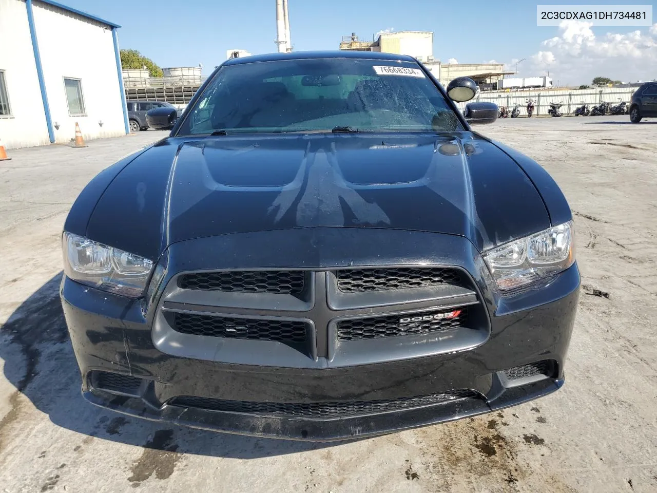 2013 Dodge Charger Police VIN: 2C3CDXAG1DH734481 Lot: 76668334