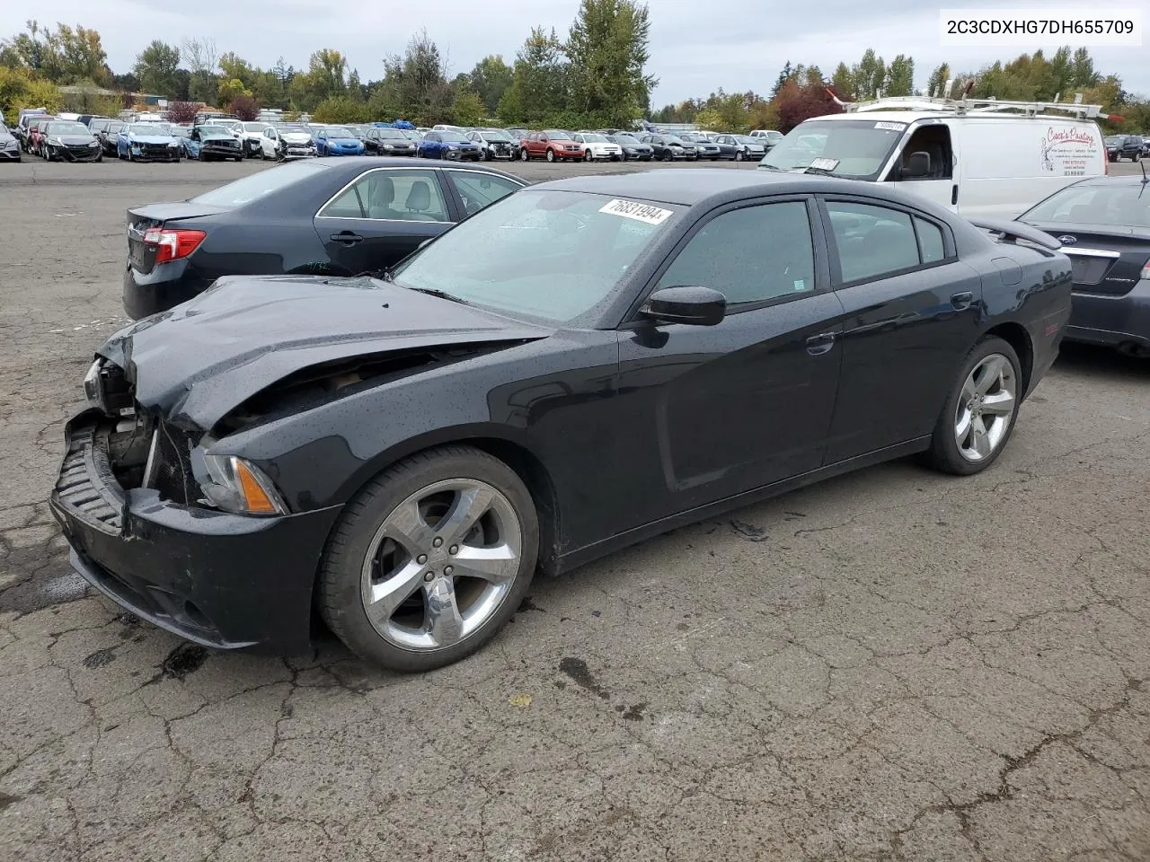 2013 Dodge Charger Sxt VIN: 2C3CDXHG7DH655709 Lot: 76831994