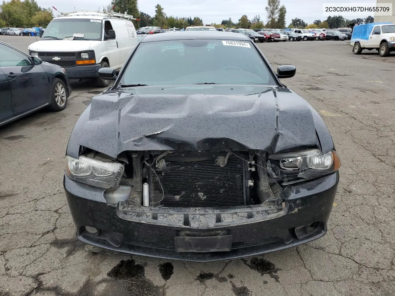 2013 Dodge Charger Sxt VIN: 2C3CDXHG7DH655709 Lot: 76831994